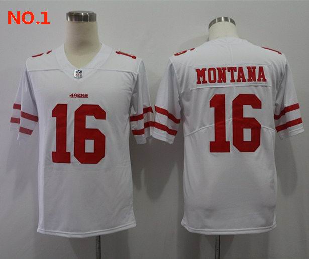 San Francisco 49ers #16 Joe Montana Men's Jerseys-7